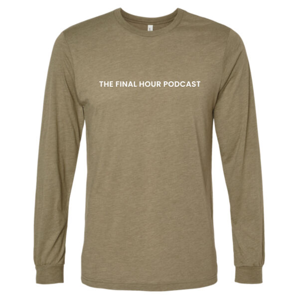 Bella & Canvas Triblend Long Sleeve Tee - Printed Logos Thumbnail