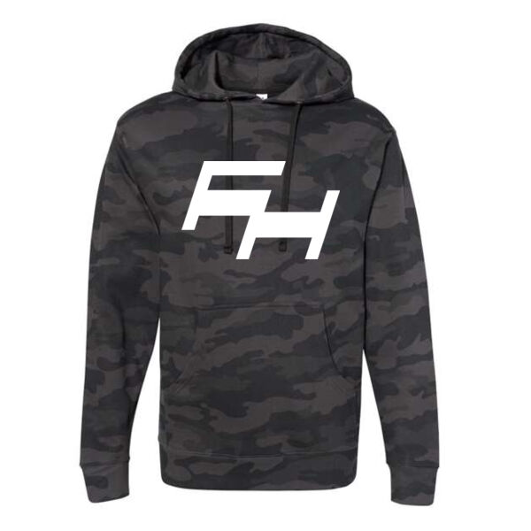 Independent Trading Co. Midweight Hooded Sweatshirt - Printed Logos Thumbnail