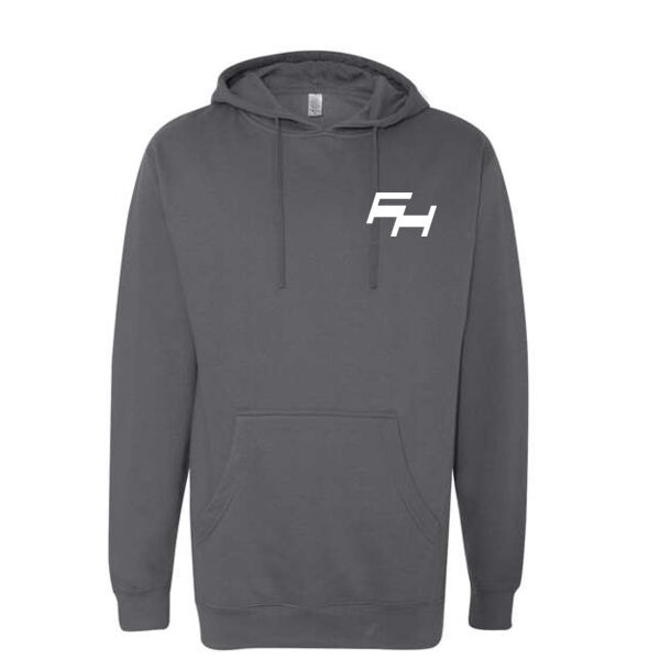 Independent Trading Co. Midweight Hooded Sweatshirt - Printed Logos Thumbnail
