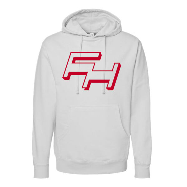 Independent Trading Co. Midweight Hooded Sweatshirt - Printed Logo Thumbnail