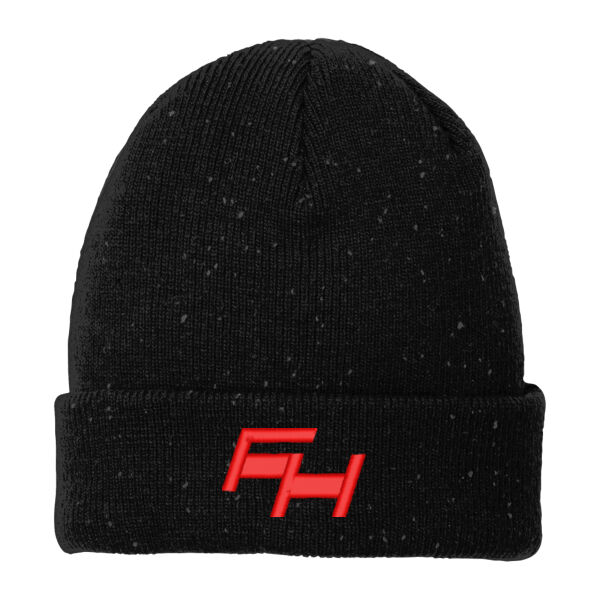 New Era Speckled Beanie - Embroidered Logo Thumbnail