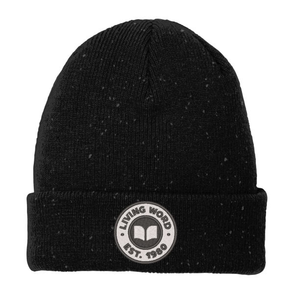 New Era Speckled Beanie - Embroidered Logo Thumbnail