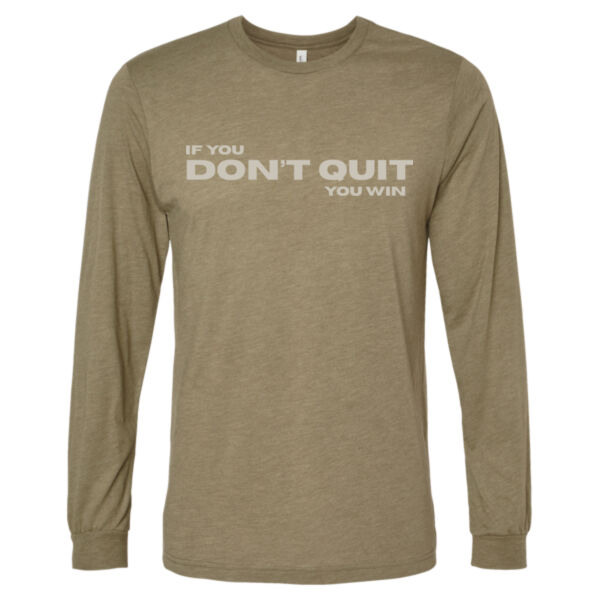 Bella & Canvas Triblend Long Sleeve Tee - Printed Logo Thumbnail