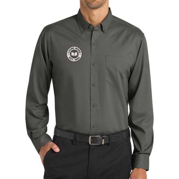 Port Authority SuperPro Twill Shirt - Embroidered Logo Thumbnail