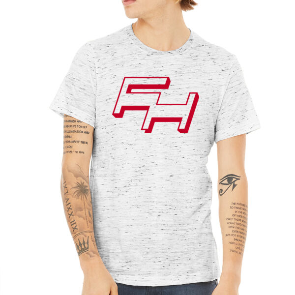 BELLA+CANVAS Unisex Poly-Cotton Short Sleeve Tee - Printed Logo Thumbnail