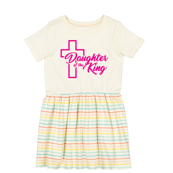 Rabbit Skins - Toddler Fine Jersey Dress - Printed Logo Thumbnail