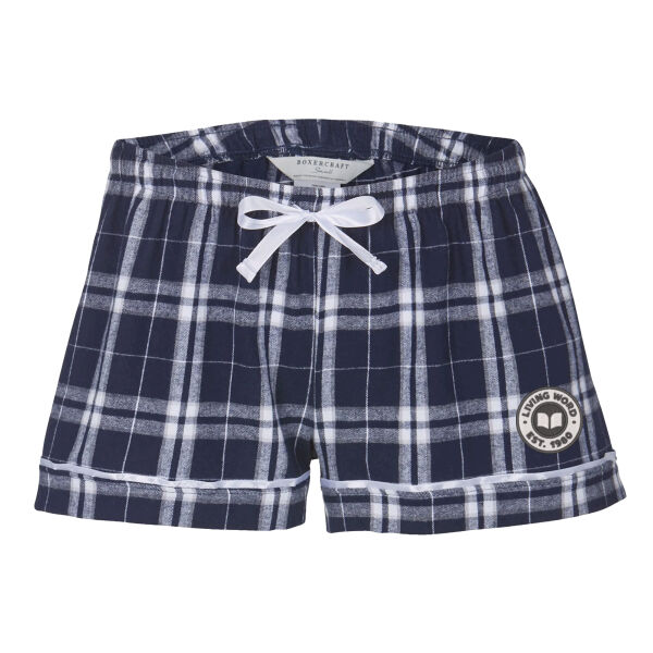 Boxercraft - Women's Flannel Shorts - Embroidered Logo Thumbnail