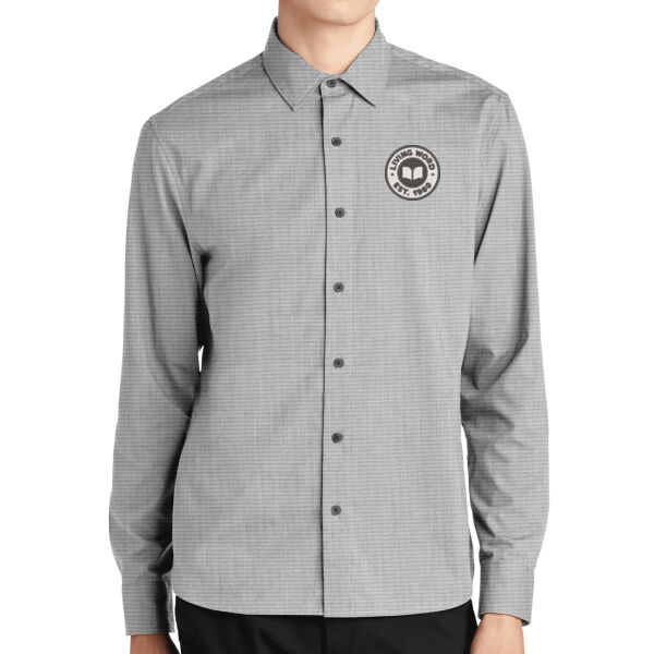 Mercer+Mettle - Long Sleeve Stretch Woven Shirt - Embroidered Logo Thumbnail