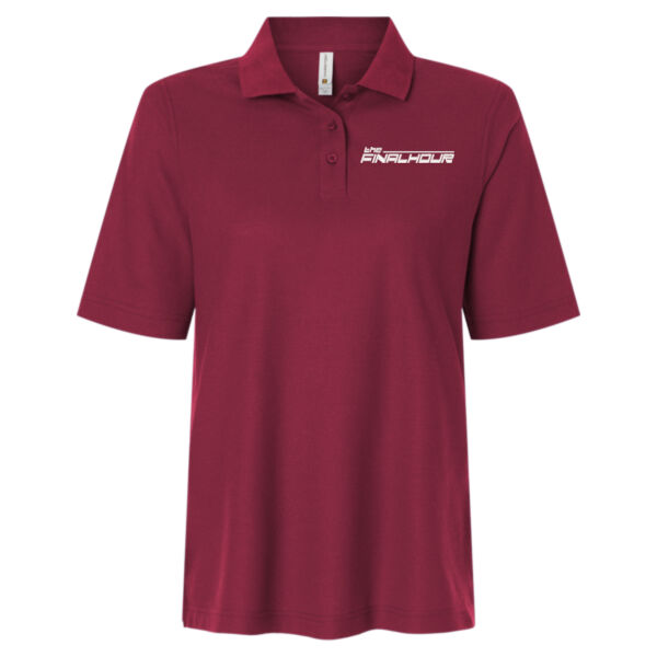 Harriton - Women's Maverick CVC Pique Polo - Embroidered Logo Thumbnail