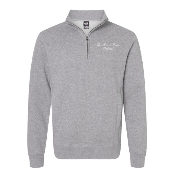 J. America - Unisex Heavyweight Fleece Quarter-Zip Sweatshirt - Embroidered Logo Thumbnail