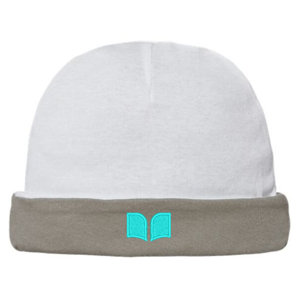 Rabbit Skins™ Infant Baby Rib Beanie - Embroidered Logo Thumbnail