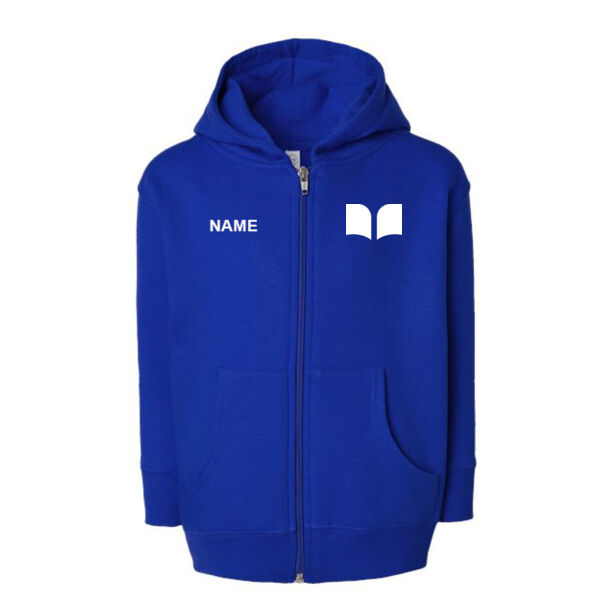 Rabbit Skins™ Toddler Full-Zip Fleece Hoodie Sweatshirt - Printed Logos **Add Name For $5** Thumbnail