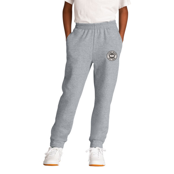Port & Co® Youth Core Fleece Jogger - Embroidered Logo Thumbnail