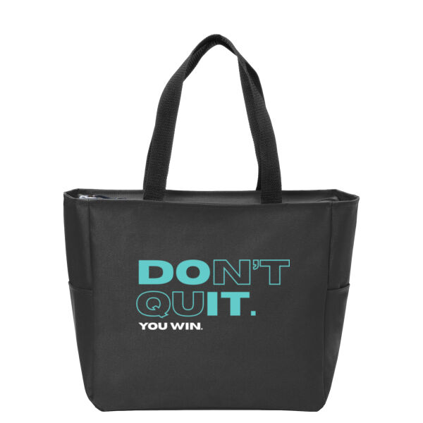 Port Authority® Essential Zip Tote - Printed Logos **Add Name For $5** Thumbnail