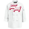 Eight Knot Button Chef Coat with Thermometer Pocket Thumbnail