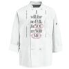 Eight Knot Button Chef Coat with Thermometer Pocket Thumbnail