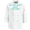Eight Knot Button Chef Coat with Thermometer Pocket Thumbnail