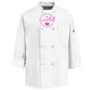 Eight Knot Button Chef Coat with Thermometer Pocket Thumbnail