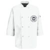 Eight Pearl Button Chef Coat with Thermometer Pocket Thumbnail