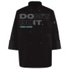 Ten Pearl Button Black Chef Coat Thumbnail