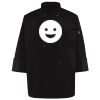 Ten Pearl Button Black Chef Coat Thumbnail