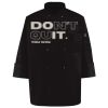 Ten Pearl Button Black Chef Coat Thumbnail