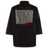 Ten Pearl Button Black Chef Coat Thumbnail