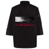 Ten Pearl Button Black Chef Coat Thumbnail