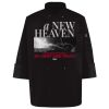 Ten Pearl Button Black Chef Coat Thumbnail