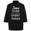 Ten Pearl Button Black Chef Coat Thumbnail