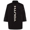 Ten Pearl Button Black Chef Coat Thumbnail