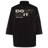 Ten Pearl Button Black Chef Coat Thumbnail