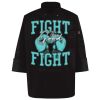 Ten Pearl Button Black Chef Coat Thumbnail