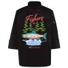 Ten Pearl Button Black Chef Coat Thumbnail