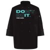 Ten Pearl Button Black Chef Coat Thumbnail