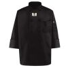 Black Knot Button Chef Coat Thumbnail