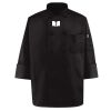 Black Knot Button Chef Coat Thumbnail