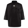Black Knot Button Chef Coat Thumbnail