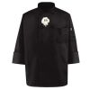 Black Knot Button Chef Coat Thumbnail