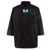 Black Knot Button Chef Coat Thumbnail
