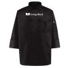 Black Knot Button Chef Coat Thumbnail