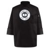 Black Knot Button Chef Coat Thumbnail