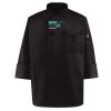 Black Knot Button Chef Coat Thumbnail